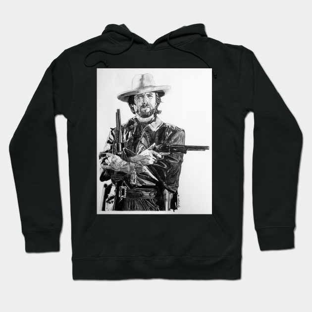 Clint Eastwood Hoodie by BryanWhipple